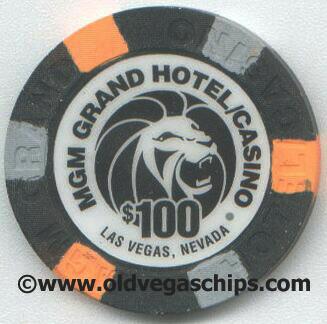 MGM Grand Back Up $100 Casino Chip