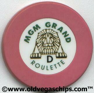 MGM Grand First Issue Roulette Casino Chip