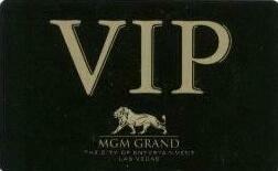 Las Vegas MGM Grand VIP Hotel Room Key