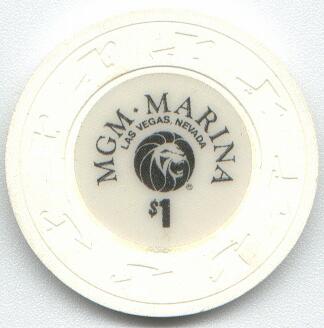 Las Vegas MGM Marina $1 Casino Chip