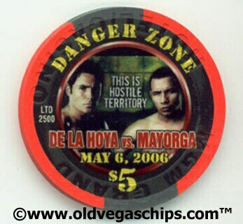 MGM Grand De La Hoya VS. Mayorga $5 Casino Chip