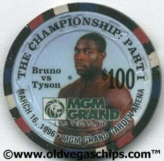 MGM Grand Tyson VS. Bruno $100 Casino Chip