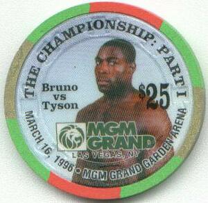 MGM Grand Tyson & Bruno $25 Casino Chip