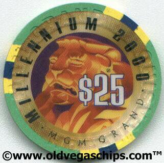 MGM Grand Millennium $25 Casino Chip