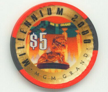 MGM Grand Millennium $5 Casino Chip