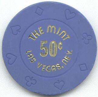 Las Vegas Mint Hotel 50¢ Casino Chip