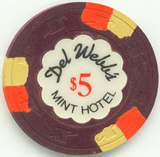 Las Vegas Dell Webb's Mint Hotel $5 Casino Chip