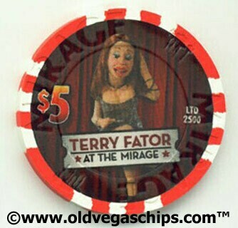 Mirage Hotel Terry Fator & Not Sure 2009 $5 Casino Chip