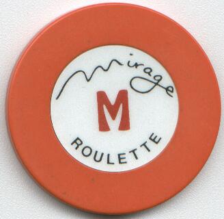 Mirage Roulette Casino Chip
