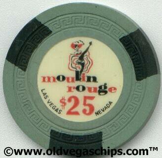 Moulin Rouge  $25 Casino Chip