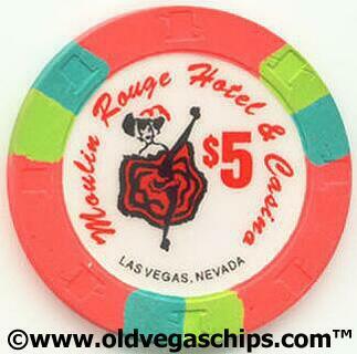 Moulin Rouge  $5 Casino Chip