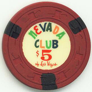 $5 Nevada Club Chip