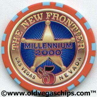 New Frontier Millennium $5 Casino Chip