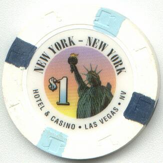 New York New York $1 Casino Chip