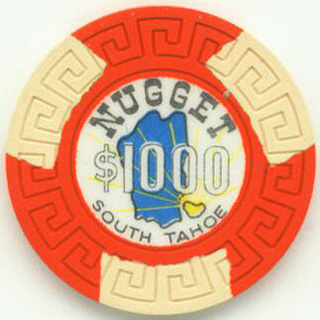 Nugget South Tahoe $1,000 NCV Casino Chip 