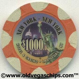 New York New York $1,000 Casino Chip