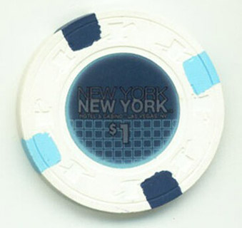 New York, New York 2008 $1 Casino Chip