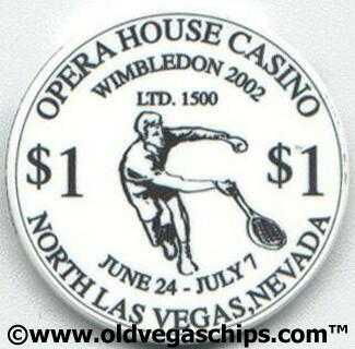 Opera House Wimbledon 2002 $1 Casino Chip
