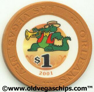 Orleans Casino 2001 $1 Casino Chip