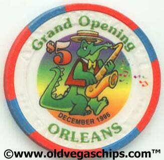 Orleans Casino Grand Opening 1996 $5 Casino Chip