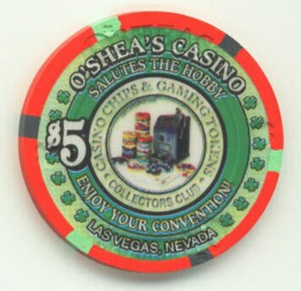 O'Shea's Casino CC&GTCC $5 Casino Chip