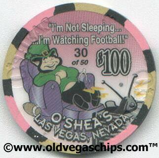 O'Shea's Casino Thanksgiving 2001 $100 Casino Chip