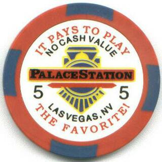 Palace Station NCV $5 Casino Chip