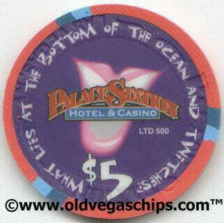 Palace Station "Nervous Wreck" $5 Casino Chip