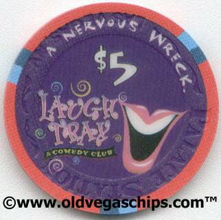 Palace Station "Nervous Wreck" $5 Poker Chip
