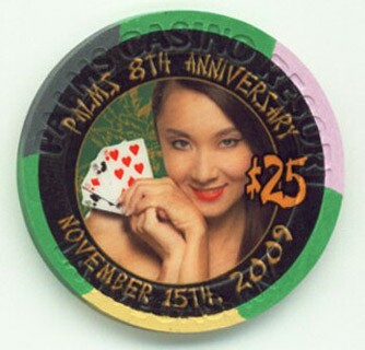 Palms Hotel 8th Anniversary 2009 $25 Casino Chip