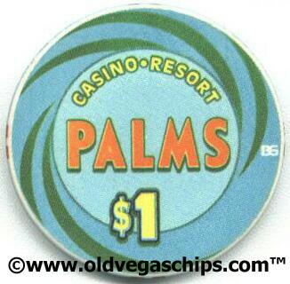 Palms Hotel $1 Casino Chip Back Artwork
