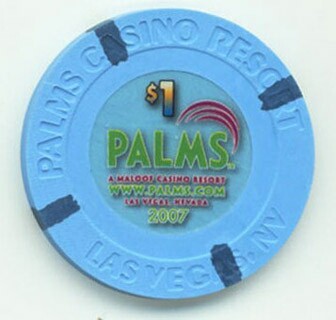 Palms Hotel 2007 $1 Casino Chip 