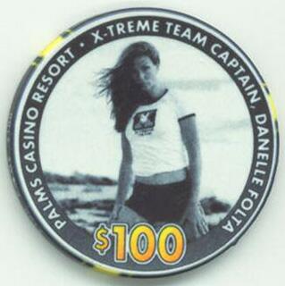 Palms Playboy X-TREME TEAM 2004 $100 Casino Chip