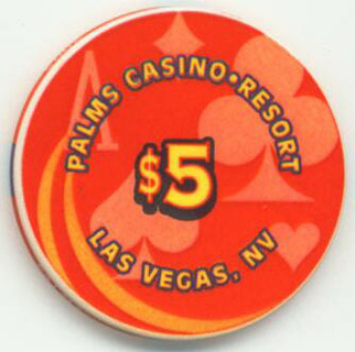 Palms Hotel Ace $5 Casino Chip