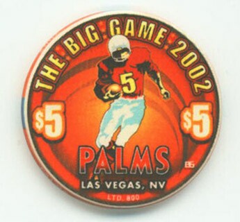 Las Vegas Palms Superbowl XXXVI Casino Chips