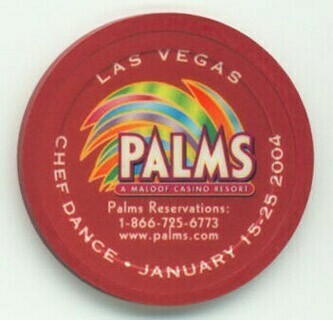 Las Vegas Palms Hotel Chef Dance NCV Casino Chip