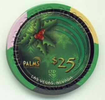 Palms Hotel Christmas 2010 $25 Casino Chip