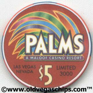 Las Vegas Palms CSI Crime Scene Investigation $5 Casino Chip