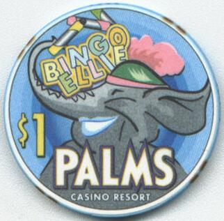 Palms Hotel Bingo Ellie $1 Casino Chip