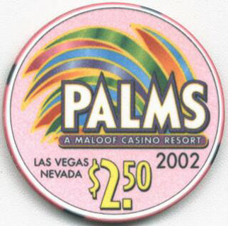 Palms Hotel Bingo Ellie $2.50 Casino Chip