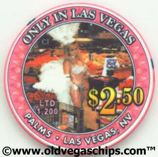 Palms Only in Las Vegas 2004 $2.50 Casino Chip 