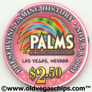 Las Vegas Palms Hotel Only in Las Vegas $2.50 Casino Chip