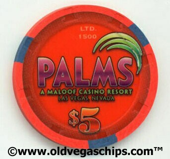 Las Vegas Palms Hotel 2004 Kentucky Derby Winner Giacomo $5 Casino Chip