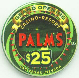 Las Vegas Palms Hotel Grand Opening $25 Casino Chip