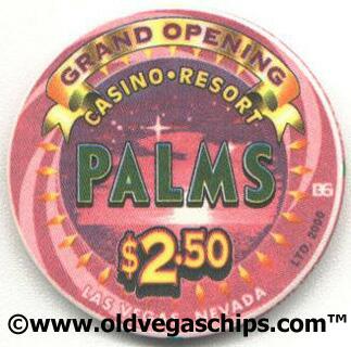 Las Vegas Palms Hotel Grand Opening $2.50 Casino Chip