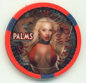Palms Hotel Halloween 2010 $5 Casino Chip