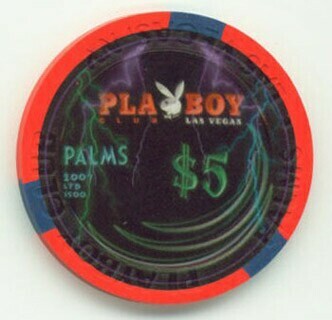 Palms Hotel Halloween 2007 $5 Casino Chip 