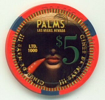 Palms Hotel Cinco De Mayo 2010 $5 Casino Chip