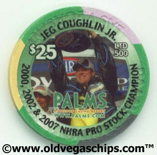 Palms Hotel Jeg Coughlin Jr. $25 Casino Chip