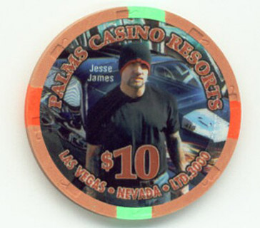 Palms Hotel Jesse James West Coast Choppers $10 Casino Chip
